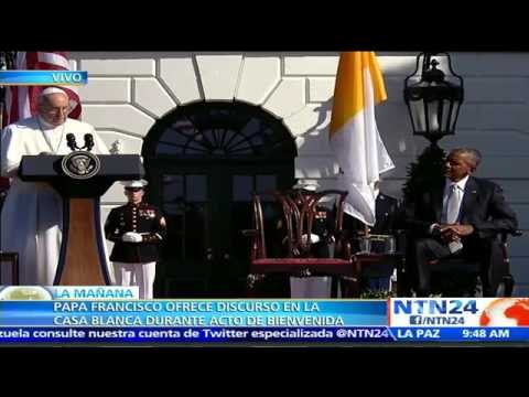 Yo soy hijo de una familia de inmigrantes : Papa Francisco durante discurso en la Casa Blanca