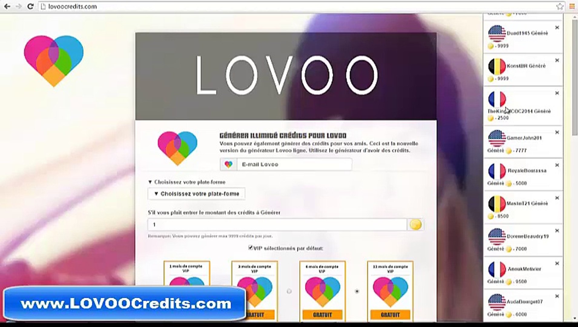 Lovoo hack - Lovoo credit gratuit en ligne - Vidéo Dailymotion
