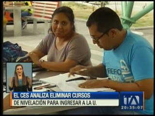 CES analiza eliminar curso de nivelación para ingresar a la Universidad
