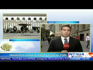 Masivo despliegue de seguridad en Nueva York se llevará a cabo ante llegada del Papa