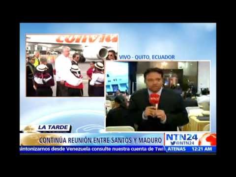 Avanza reunión entre Juan Manuel Santos y Nicolás Maduro para hallar solución a la crisis fronteriza