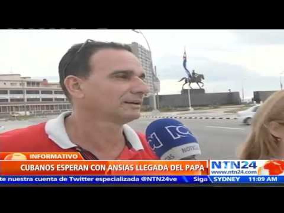 NTN24 en Cuba: miles de feligreses esperan con ansias visita del papa Francisco a la isla