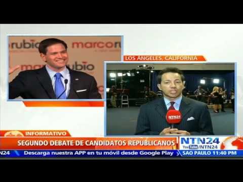 Trump es blanco de ataques por parte de los demás precandidatos en segundo debate republicano