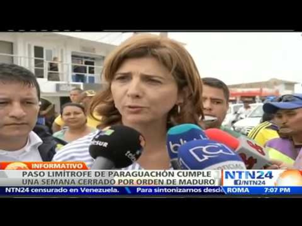 Canciller Holguín acompañó a Santos en visita a Paraguachón con el fin de obtener buenos resultados