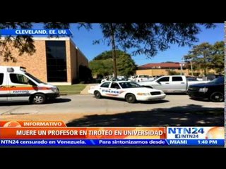 Tiroteo en universidad de Estados Unidos deja un profesor muerto