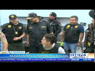 Hombre más buscado de Perú ya se encuentra en el país tras ser capturado en Ecuador