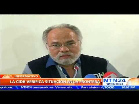 Vicepresidente de la CIDH destaca reacción del Gobierno colombiano frente a crisis fronteriza