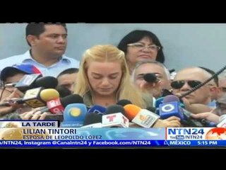 "Estoy más fuerte, no me arrepiento", Lilian Tintori lee carta de Lepoldo López al pueblo venezolano