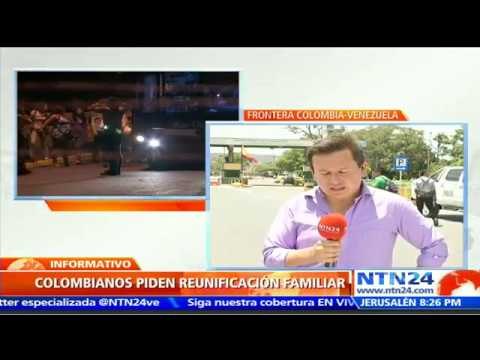 Colombianos deportados desde Vzla piden a Gobiernos de Santos y Maduro por la reunificación familiar