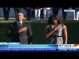 Obama encabeza minuto de silencio en Estados Unidos durante el 14º aniversario del 11-S