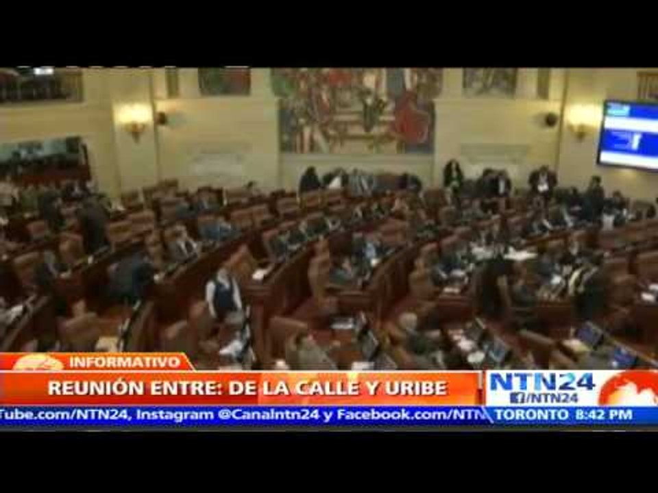 Álvaro Uribe se reúne con Humberto de la Calle para hablar sobre proceso de paz en Colombia
