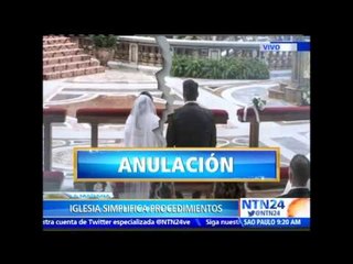 Papa Francisco aprueba reforma sobre nulidad matrimonial y pone fin a procedimiento de hace 300 años