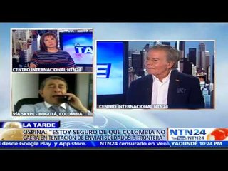 “Venezuela es la Corea del Norte de Colombia”: Diego Arria a NTN24
