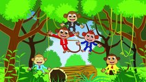 Five Little Monkeys - Adisebaba İngilizce Çizgi Film Çocuk Şarkıları Videoları