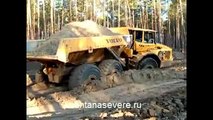 truck stuck in mud compilation, volvo dump truck stuck in mud, amazing russian trucks