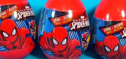 MARVEL SpiderMan surprise eggs! Unboxing 3 SPIDERMAN eggs surprise! SPIDER MAN! [Full Episode]