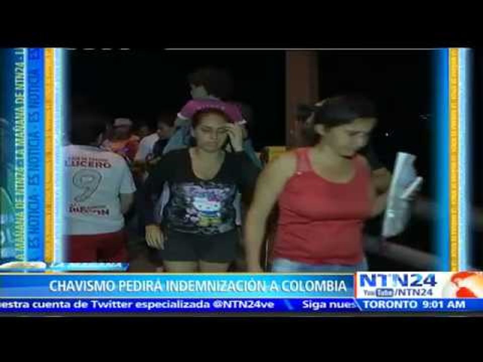 Venezuela pedirá indemnización para colombianos desplazados por la violencia