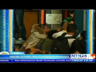 Detienen tren que habría salido de Hungría con decenas de refugiados que pretendían llegar a Austria