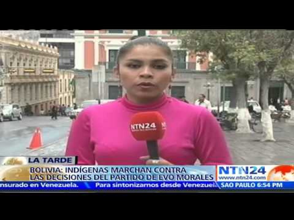 Grupos de indígenas bolivianos en contra de Evo Morales porque se sienten "excluídos"
