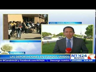 Descargar video: Organizaciones proinmigrantes en Miami denuncian aumento de deportaciones en Estados Unidos