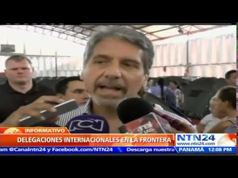 Embajadores de más de veinte países llegan a la frontera colombo-venezolana