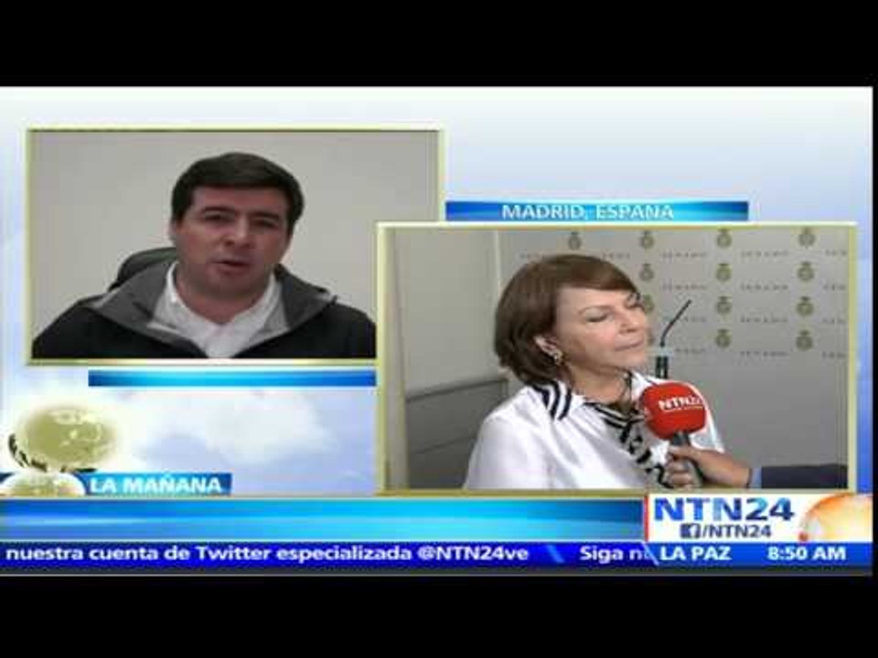 Esposa de Ledezma agradecida por apoyo de senado español en lucha por libertad de presos políticos