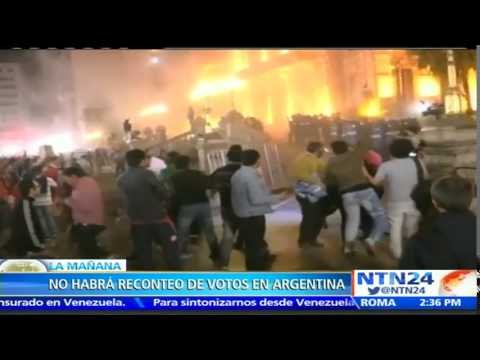 Junta electoral argentina rechaza reconteo de votos tras comicios que elegían gobernador en Tucumán