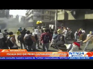 Ministerio Público de Venezuela asegura haber demostrado la supuesta culpabilidad de Leopoldo López