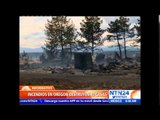 Al menos 40 casas han sido destruidas por incendio forestal en Oregón, EE.UU.