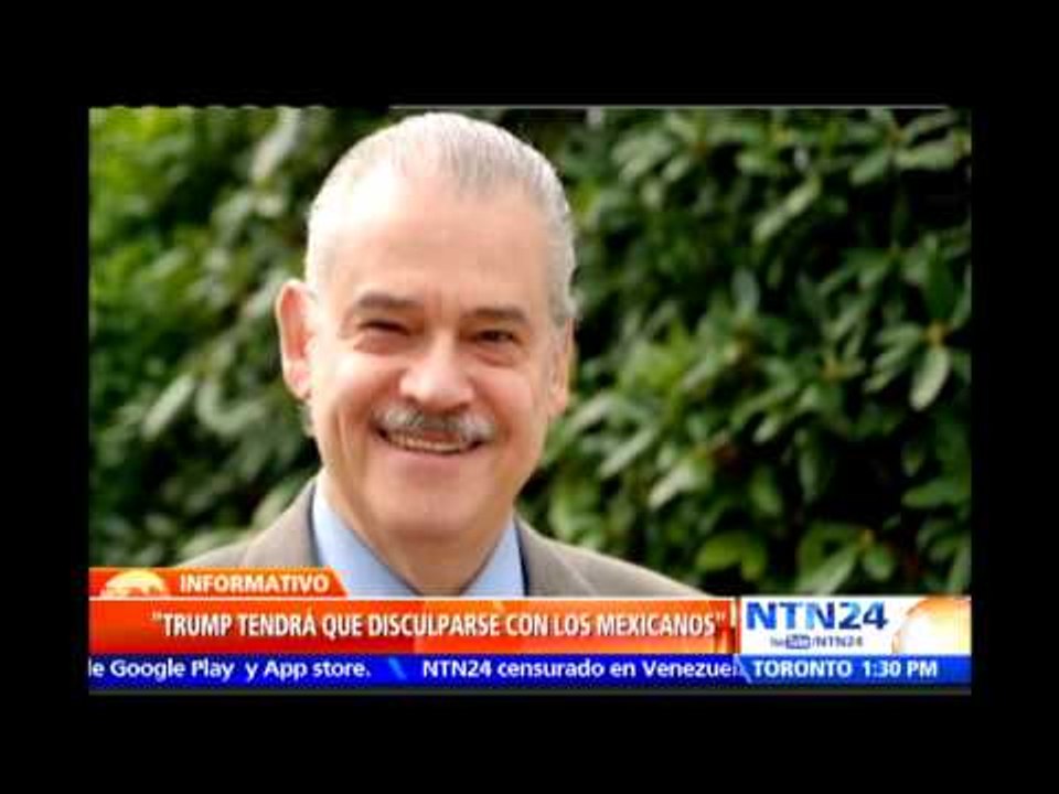 Embajador de México en EE.UU. asegura que Trump “se va a disculpar”  por comentarios racistas