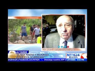 Lo que está ocurriendo en la frontera  es “muy penoso y peligroso”: expresidente uruguayo