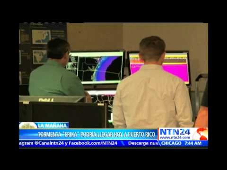 Tormenta ‘Erika’ se fortalece antes de llegar al noreste de Puerto Rico