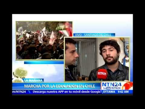 Estudiantes chilenos vuelven a marchar reclamando una profunda reforma educativa