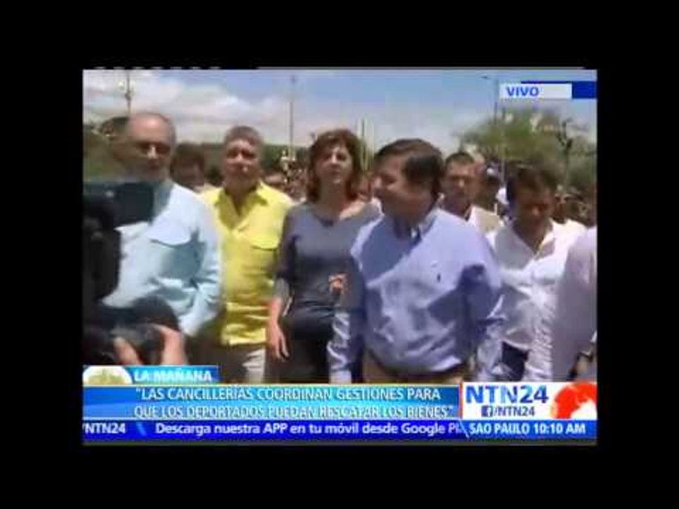 Cancillería colombiana se pronuncia sobre situación de deportados en la frontera con Venezuela