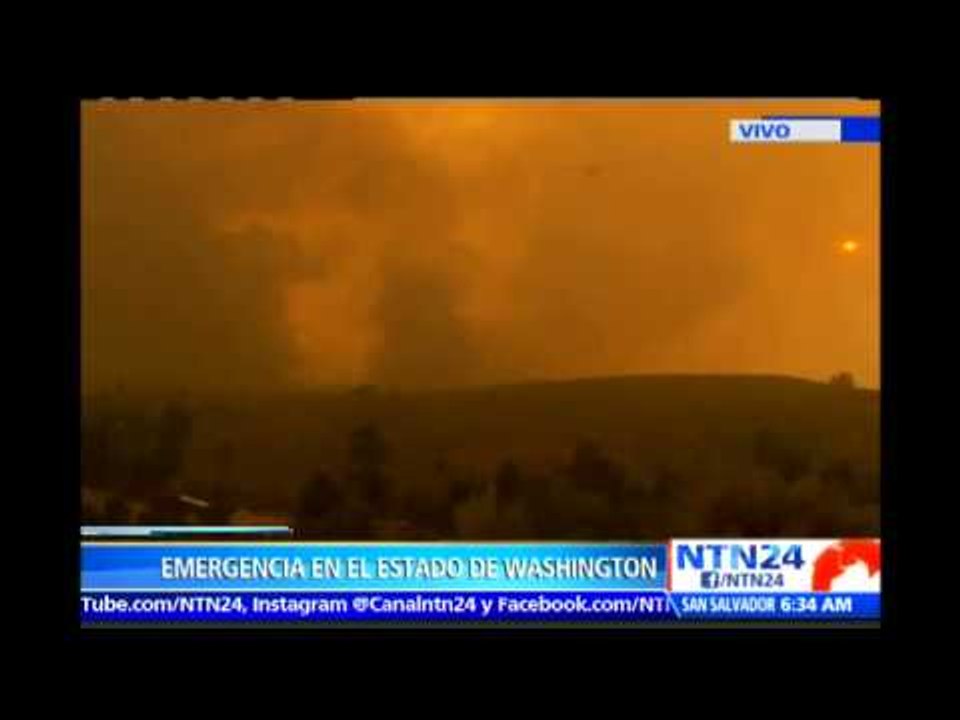 Emergencia en el estado de Washington: incendios forestales obligan a evacuar a miles de ciudadanos