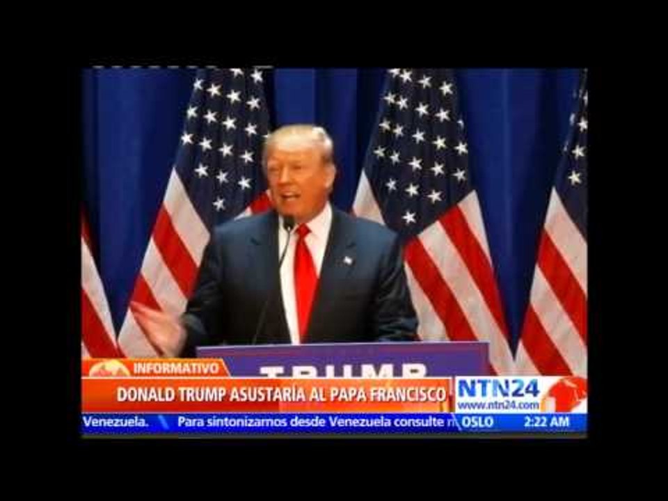 De esta manera Donald Trump tendría planeado asustar al papa Francisco durante su visita a EE.UU.