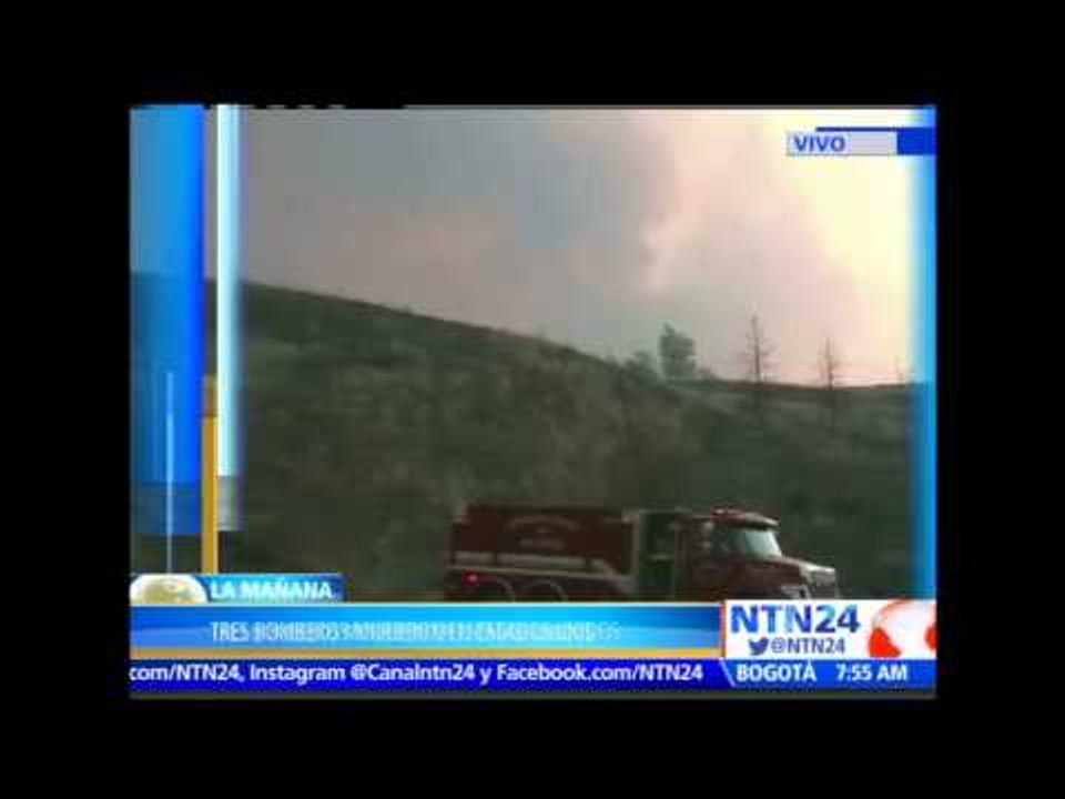 Tres bomberos mueren al intentar controlar incendio forestal en el oeste de EE.UU.