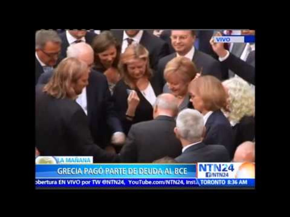 Grecia paga al Banco Central Europeo USD 3.800 millones tras recibir parte del tercer rescate