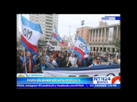 Docentes uruguayos anuncian que continuarán cese de actividades