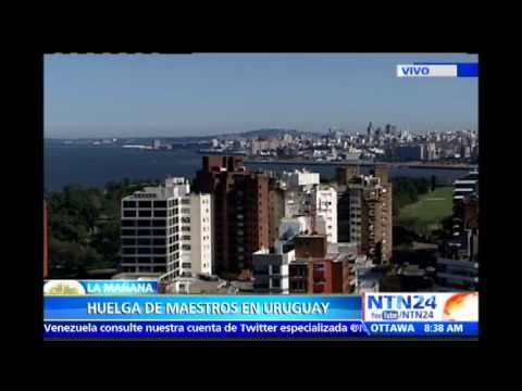 Profesores de Uruguay paralizan sus actividades para exigir al gobierno mejoras salariales