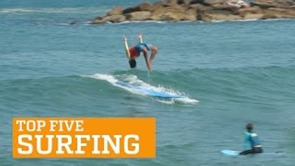 PEOPLE ARE AWESOME: TOP 5 - SURFING