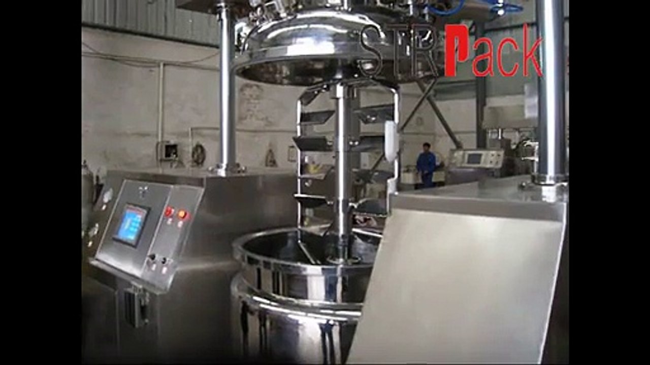 Cream Vacuum Emulsifying Mixer of Inside Circulation for food pharmaceutical industries