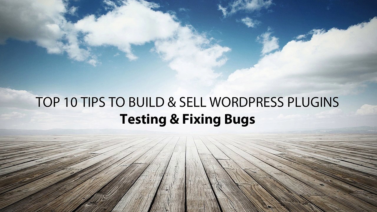 007 Tip 7 Testing  Fixing Bugs