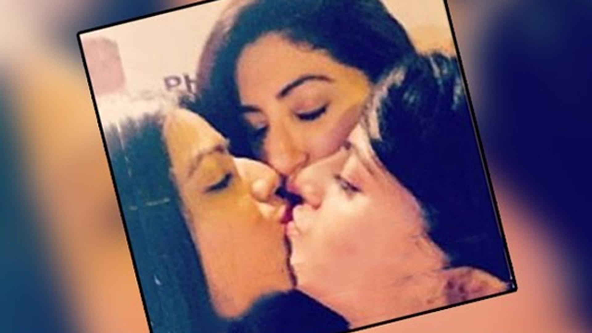 Lesbians Caught Making Out