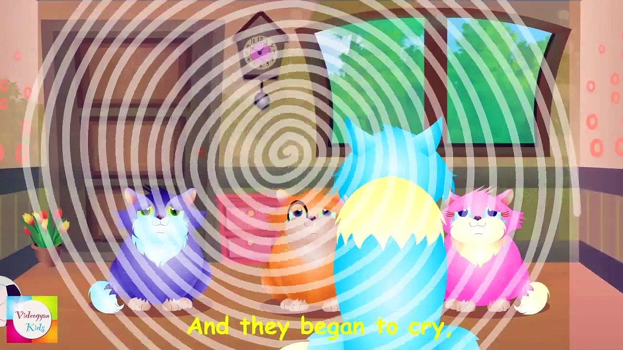 Three Little Kittens Nursery Rhyme - Cartoon Animation For Children