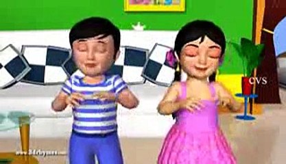 Learn Body Parts Song - 3D Animation English Nursery rhyme for children