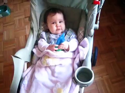 Baby's priceless reaction after dad asks question