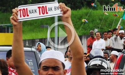 'Najib bunuh diri, naikkan tol'