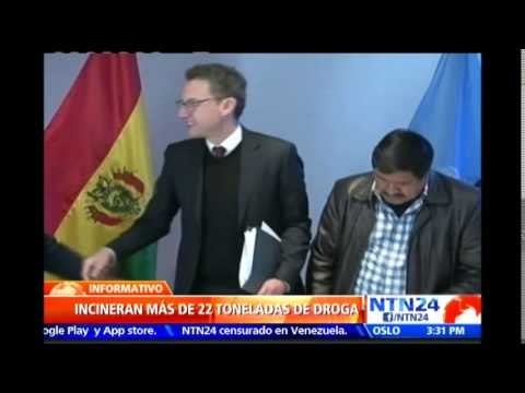 Autoridades bolivianas destruyen más de 22 toneladas de droga decomisada el primer semestre del año