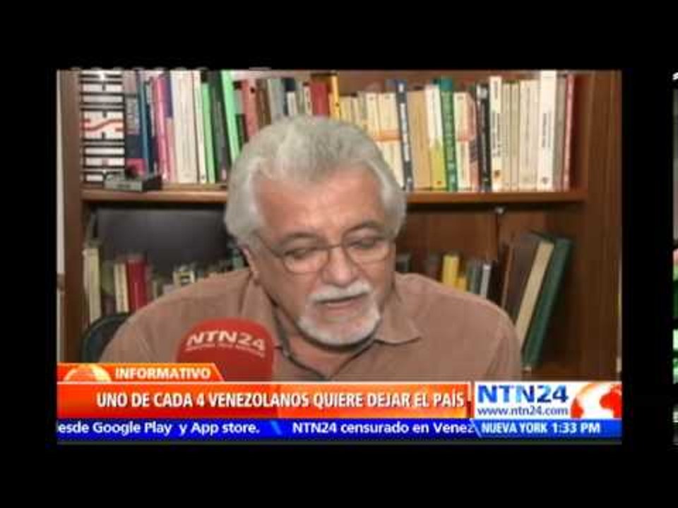 Uno de cada cuatro venezolanos quiere irse del país debido a la situación actual